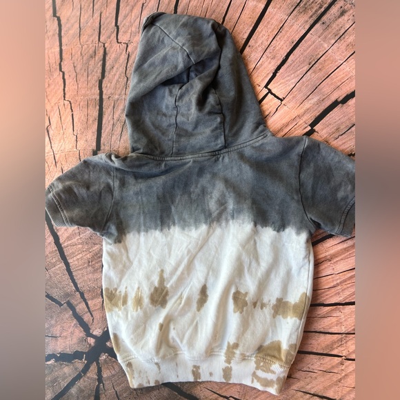 Volcom Kids Two-Tone Hoodie in Gray and Brown - Picture 2 of 6